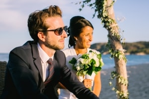 photographe mariage saint tropez photo ceremonie laique plage