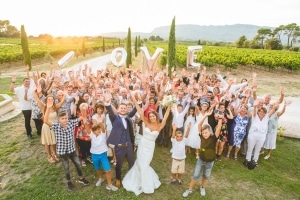 photographe mariage à marseille, photo de groupe