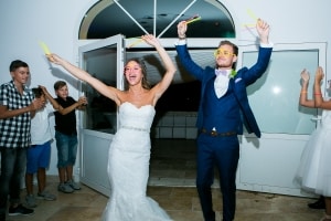 photographe de mariage à marseille, photo de l'entrée des mariés