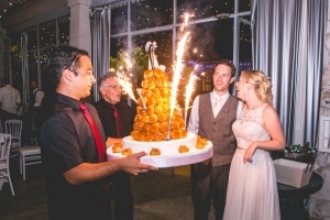 photographe de mariages anglais en provence, photo soirée